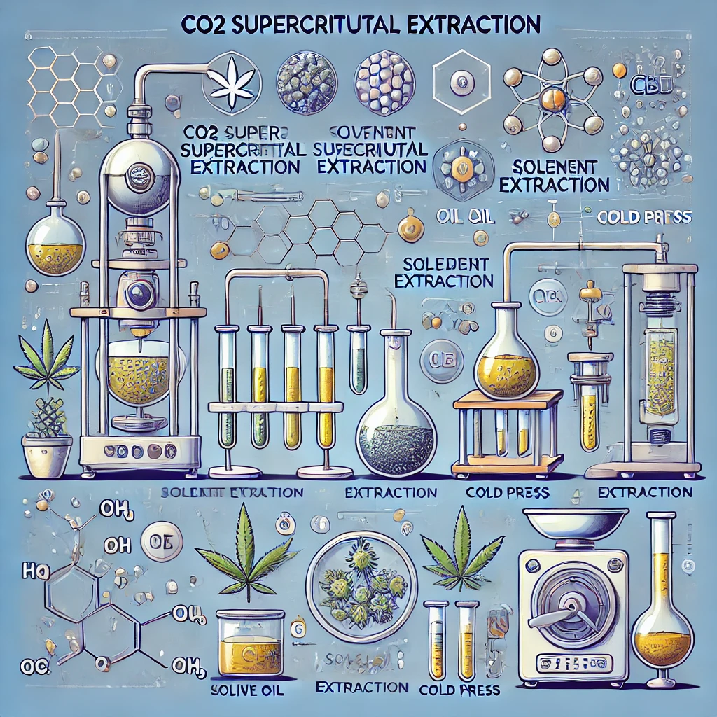 Quelles sont les méthodes d'extraction du CBD ? - Grossiste de CBD